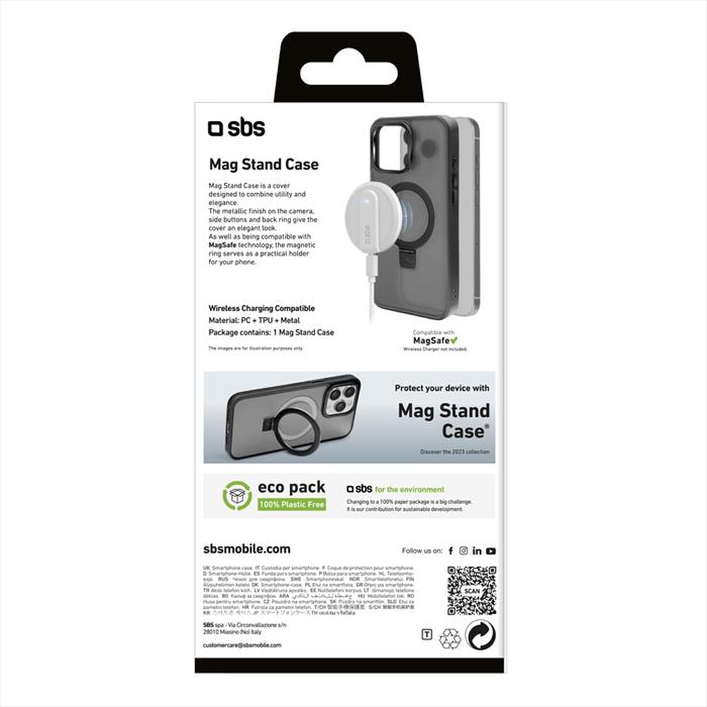 Immagine del prodotto SBS - Cover TEMAGCOVSTIP1567PK per iPhone 15 Pro Max-Nero