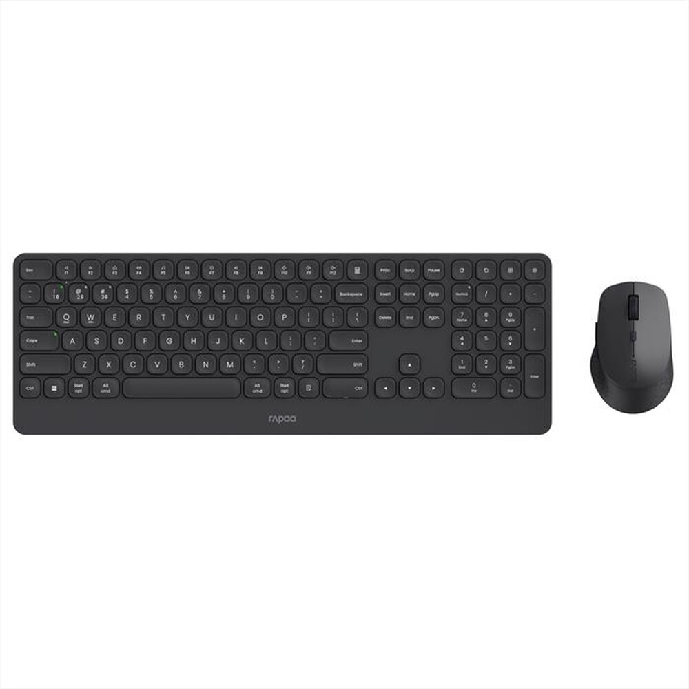 Immagine del prodotto RAPOO - Multimode Wireless Combo Numpad 9390M-Grigio Scuro
