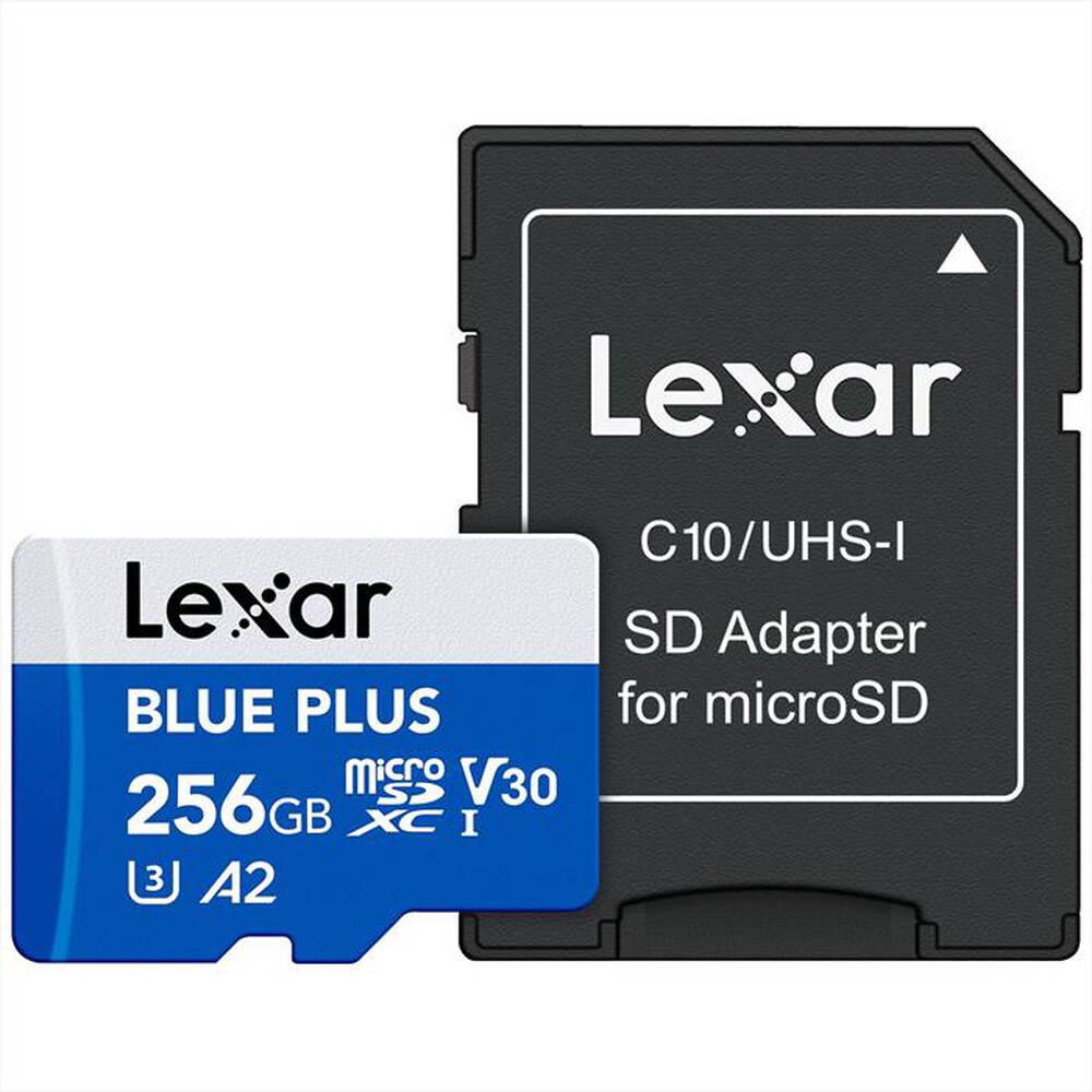 Immagine del prodotto LEXAR - 256GB MICROSDXC PLUS-Blue/White