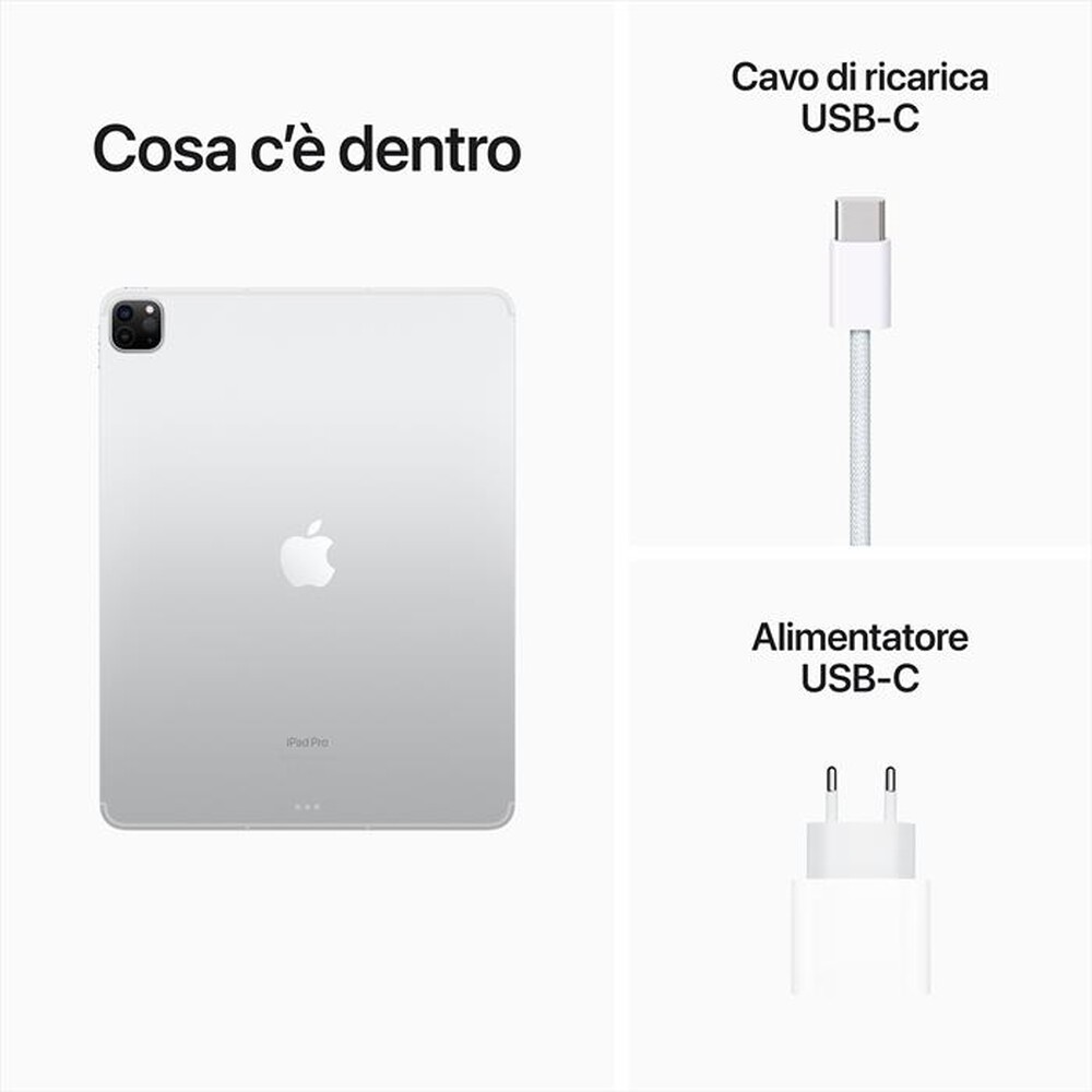 Immagine del prodotto APPLE - iPad Pro 12,9" WIFI + CELLULAR 256GB-Argento