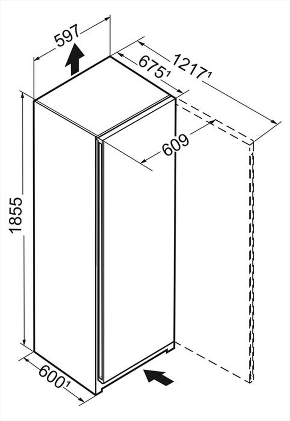 Immagine del prodotto LIEBHERR - Frigorifero 1 Porta RBSFE 5220-20 Classe E 382 lt-SteelFinish / Silver