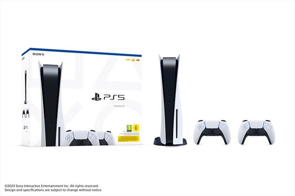 Immagine del prodotto SONY COMPUTER - PS5 STANDARD C + DUALSENSE WHITE