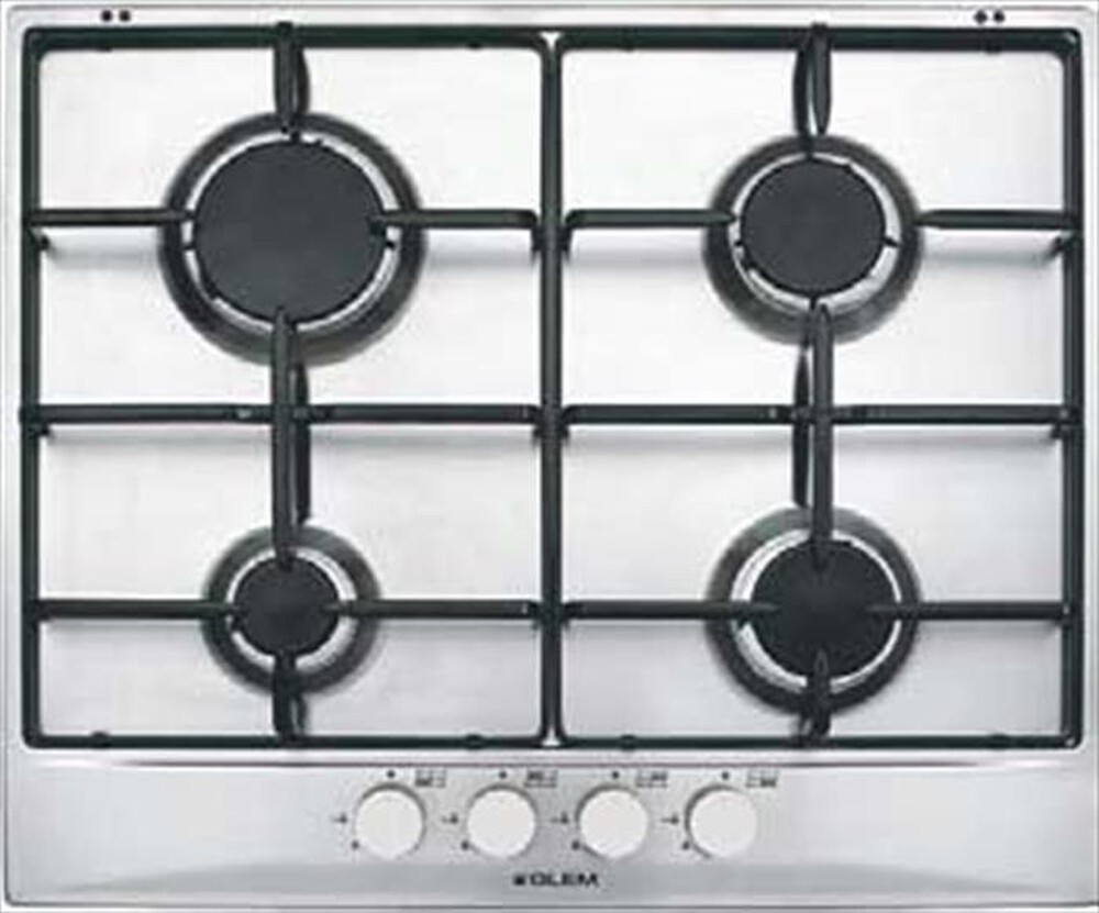 Immagine del prodotto GLEM GAS - Piano cottura a gas GT64HIX 4 fuochi 58,5cm-Inox