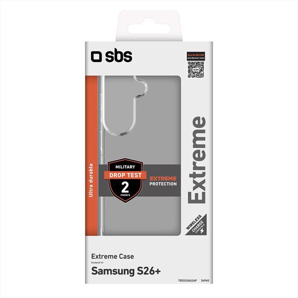 Immagine del prodotto SBS - Cover Extreme 2 per Samsung S26+-Trasparente