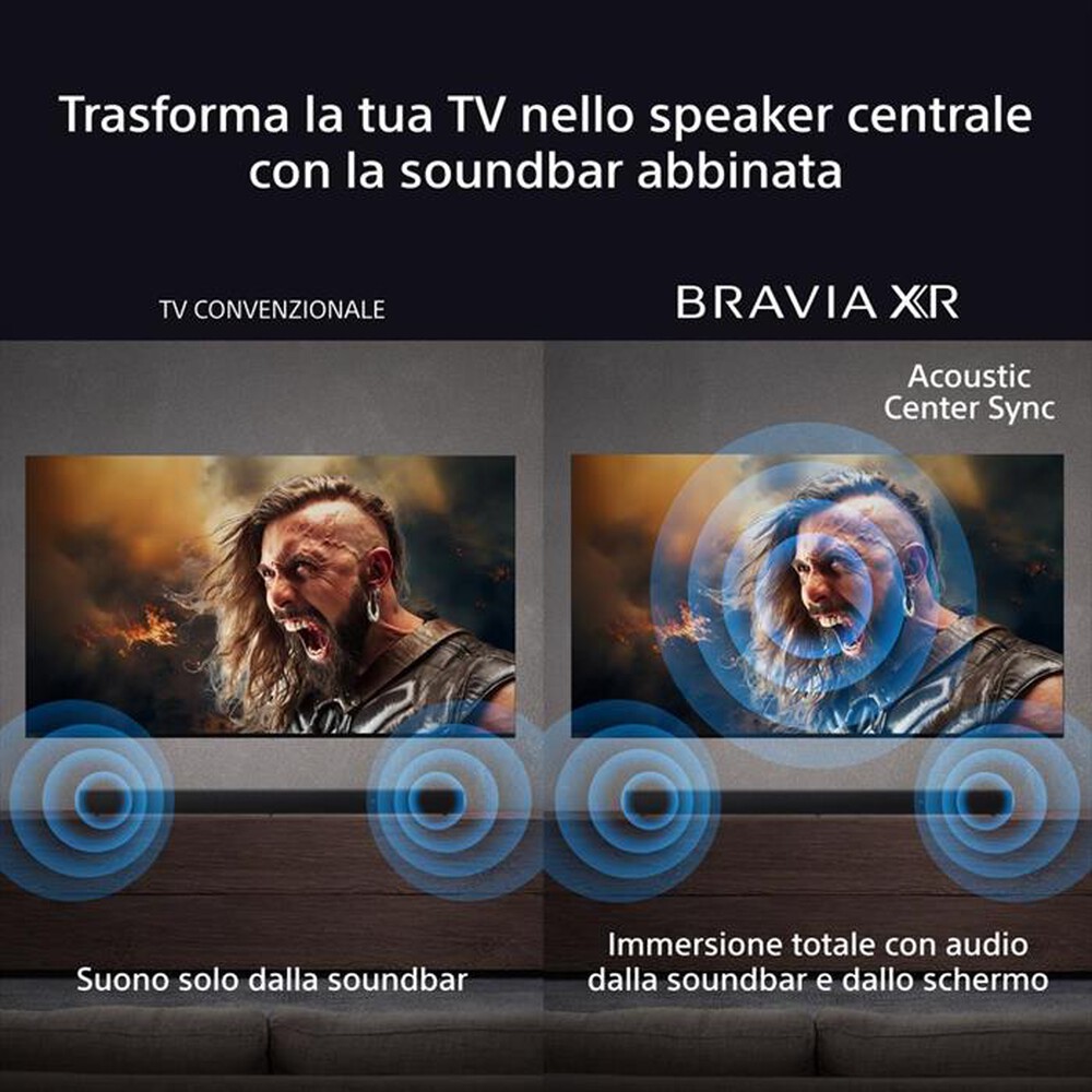 Immagine del prodotto SONY - Smart TV MINI LED FHD 85" K85XR55BP.CEI-Nero