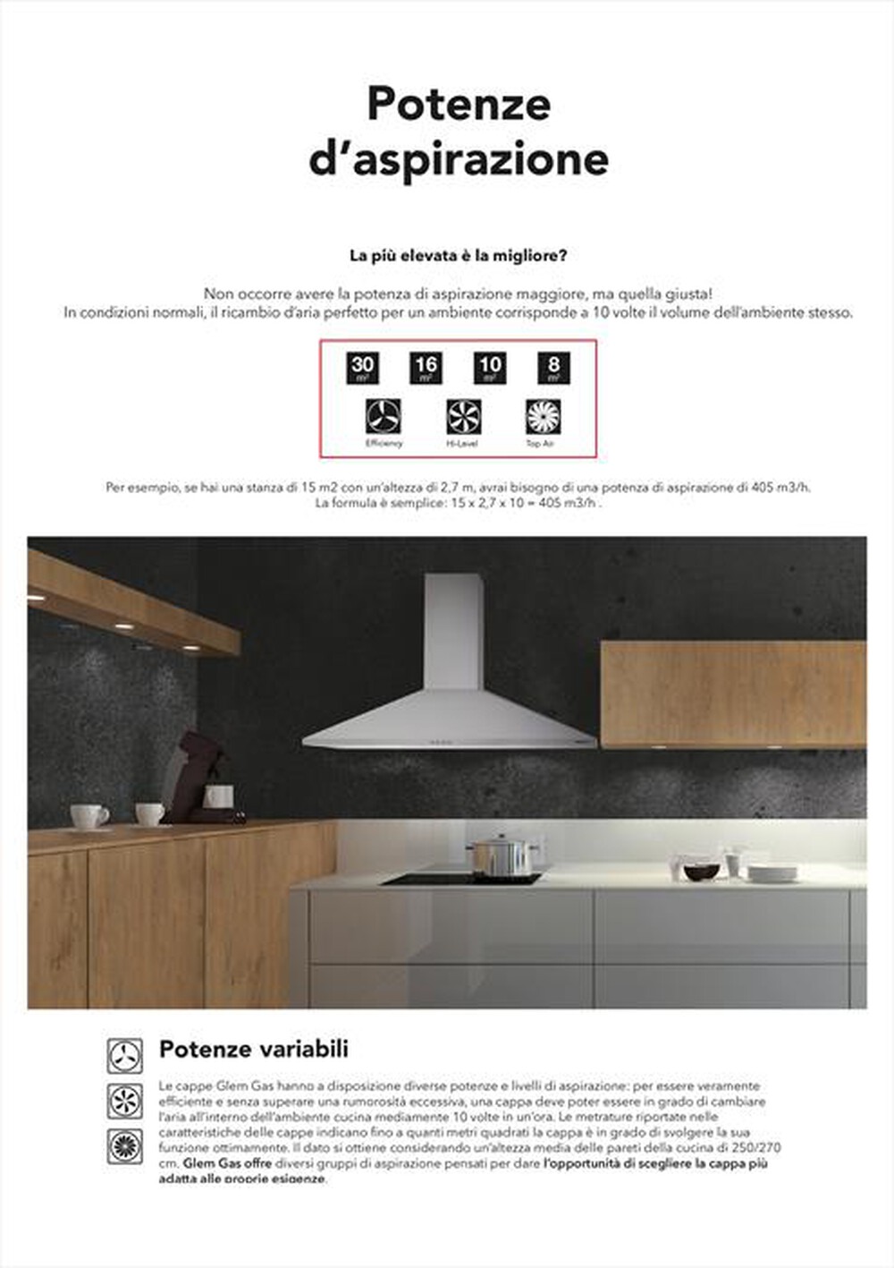 Immagine del prodotto GLEM GAS - Cappa a parete GHP664IX-INOX