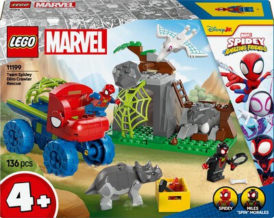 LEGO - SPIDEY Team SPIDEY: salvataggio su dinoruspa 11199