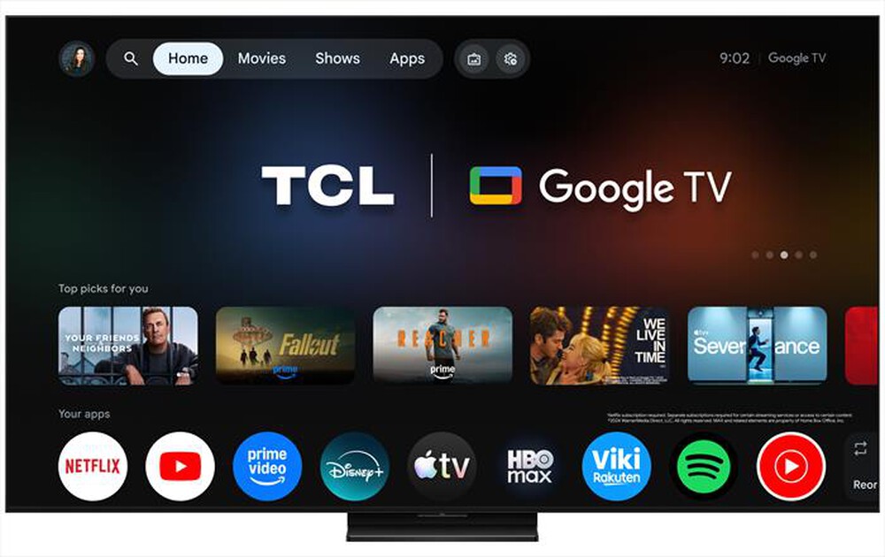 Immagine del prodotto TCL - Smart TV Mini LED 4K 65" 65A400U-Nero