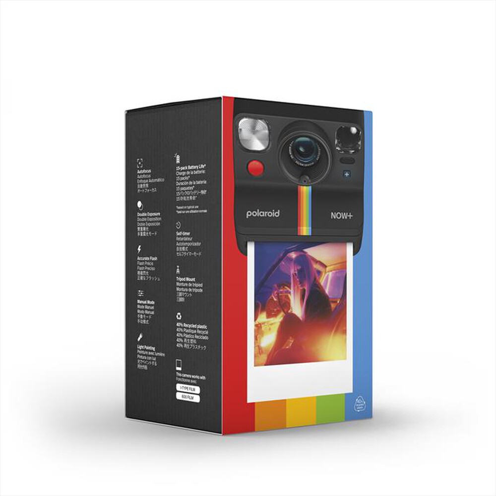 Immagine del prodotto POLAROID - Macchina fotografica istantanea NOW+ GEN 2-Black
