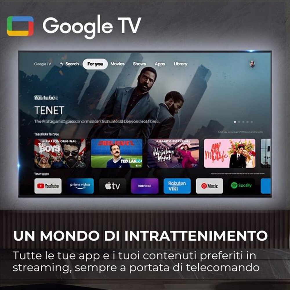 Immagine del prodotto HAIER - Smart TV QLED UHD 4K 43" H43S80GUX-Nero