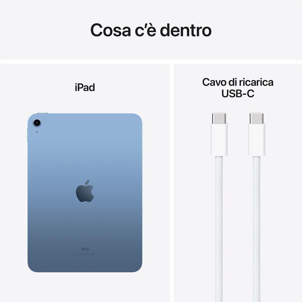 Immagine del prodotto APPLE - iPad 10.9 Wi-Fi 64GB-Blu