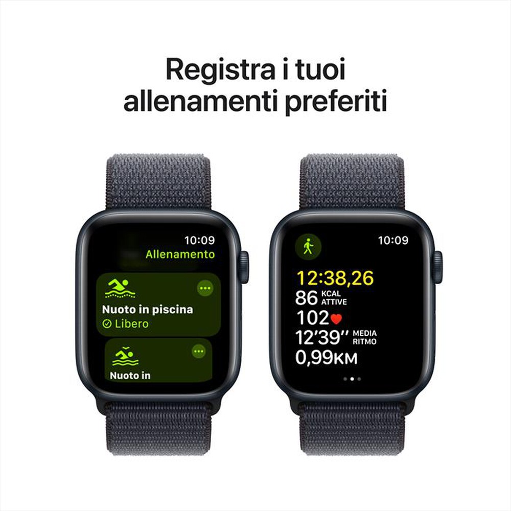 Immagine del prodotto APPLE - Watch SE GPS + Cellular 44mm Cassa Alluminio-Midnight - Sport Loop Ink