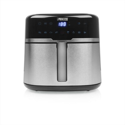 PRINCESS - FRIGGITRICE AD ARIA DIGITALE 8 L-Nero / Plastica-Acciaio