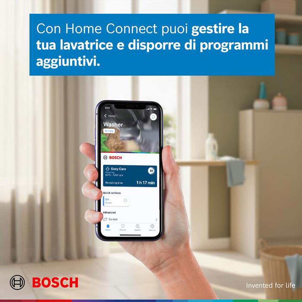 Immagine del prodotto BOSCH - Lavatrice Serie 8 WGB24400IT 9Kg 1400g/m Classe A-Bianco