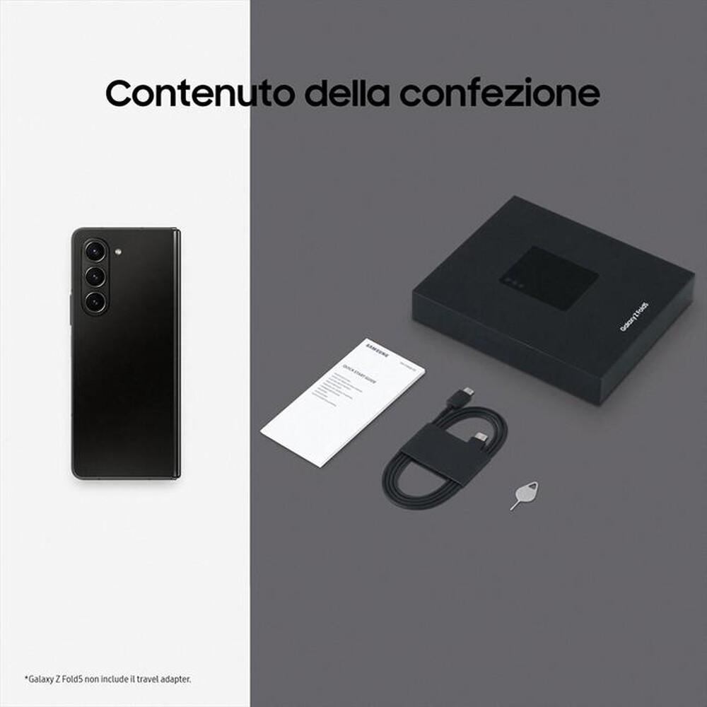 Immagine del prodotto SAMSUNG - Galaxy Z Fold5 512GB-Phantom Black