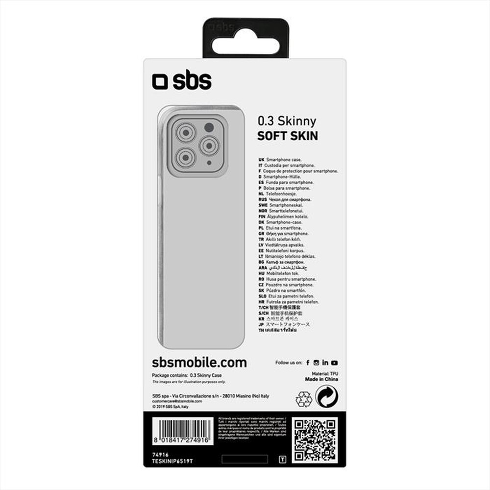 Immagine del prodotto SBS - TESKINIP6519T-Trasparente