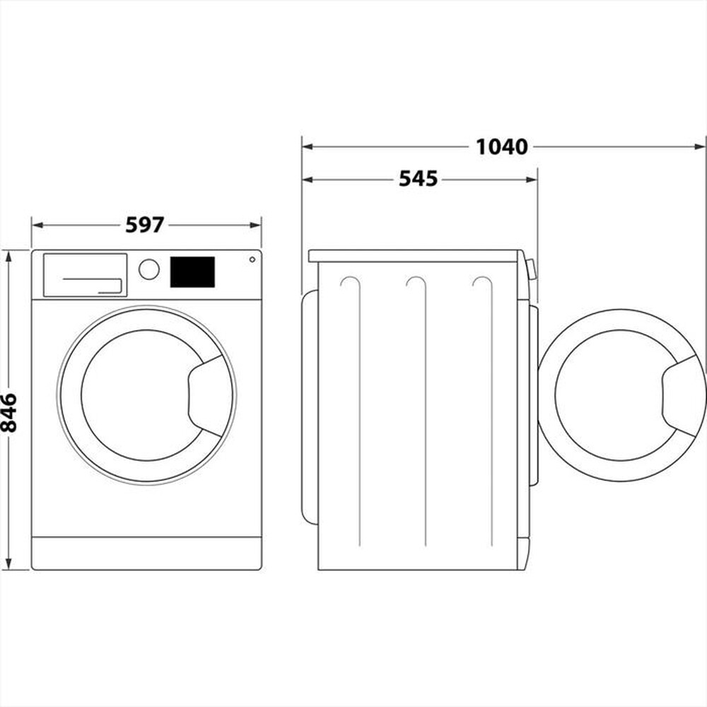 Immagine del prodotto WHIRLPOOL - Asciugatrice C WD 83M WBS IT 8Kg Classe D-Bianco