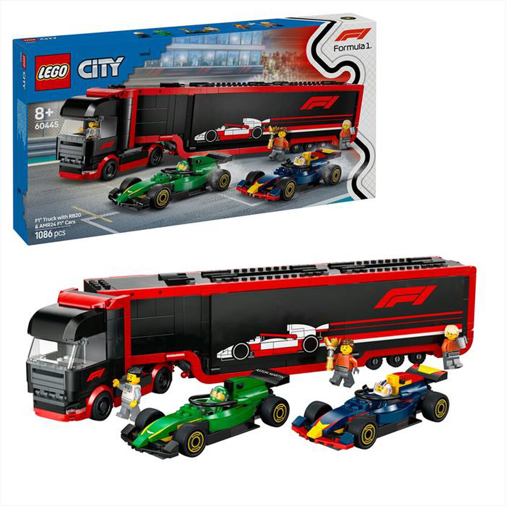 Immagine del prodotto LEGO - CITY Autotrasportatore con RB20 e AMR24 F1 60445