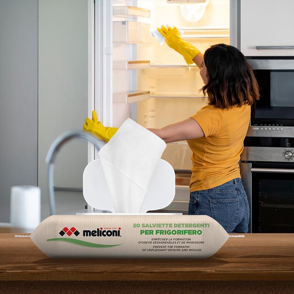 Immagine del prodotto MELICONI - Salviette detergenti ECO WIPES FRIGORIFERO-Viscosa compostabile