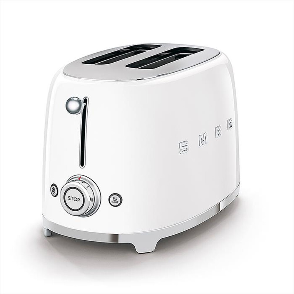 Immagine del prodotto SMEG - Tostapane 50's Style 2x2 fette &ndash; TSF01WHEU-BIANCO