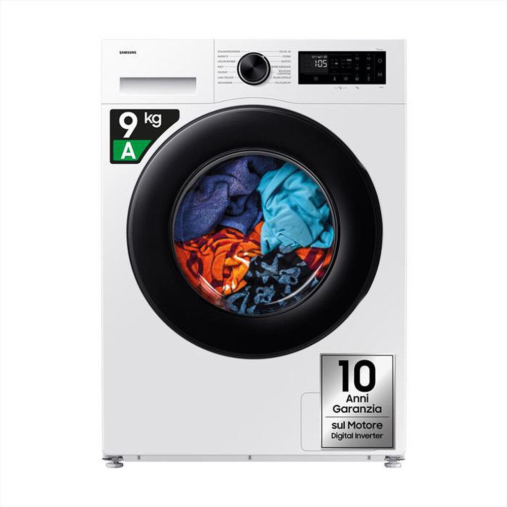 Immagine del prodotto SAMSUNG - Lavatrice WW90DG5G34AEET 9 Kg Classe A-bianca con obl&ograve; e display nero