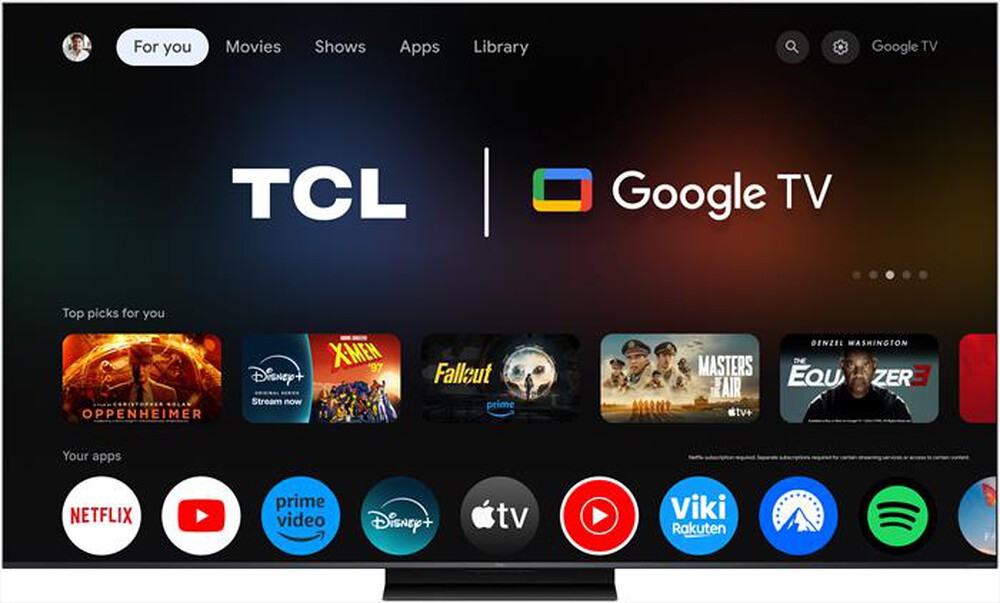Immagine del prodotto TCL - Smart TV QD-Mini LED 4K 65" 65C7L-Nero