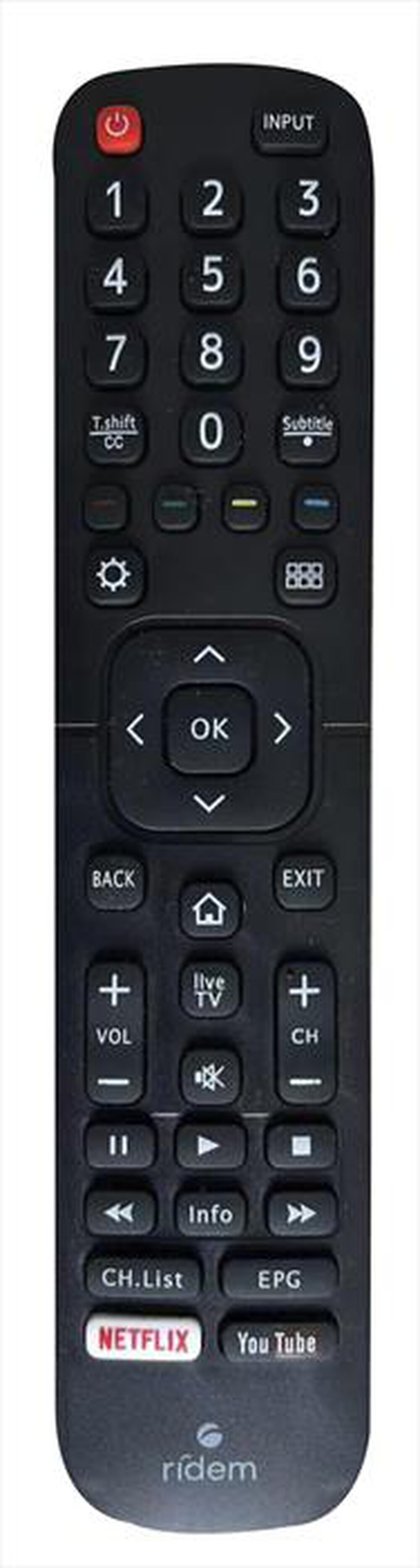 Immagine del prodotto RIDEM - Telecomando CRC HS1-Nero