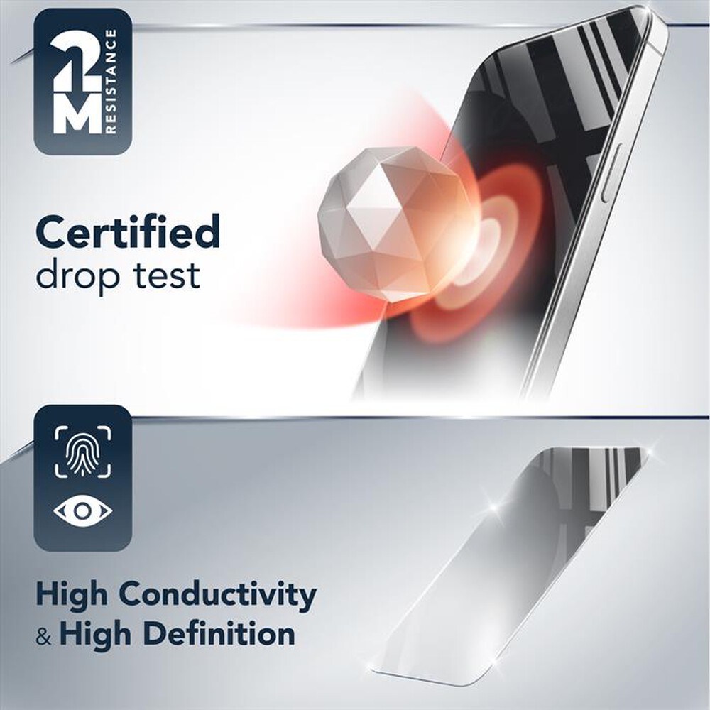 Immagine del prodotto CELLULARLINE - Pellicola proteggischermo per iPhone 17 Pro Max-Trasparente