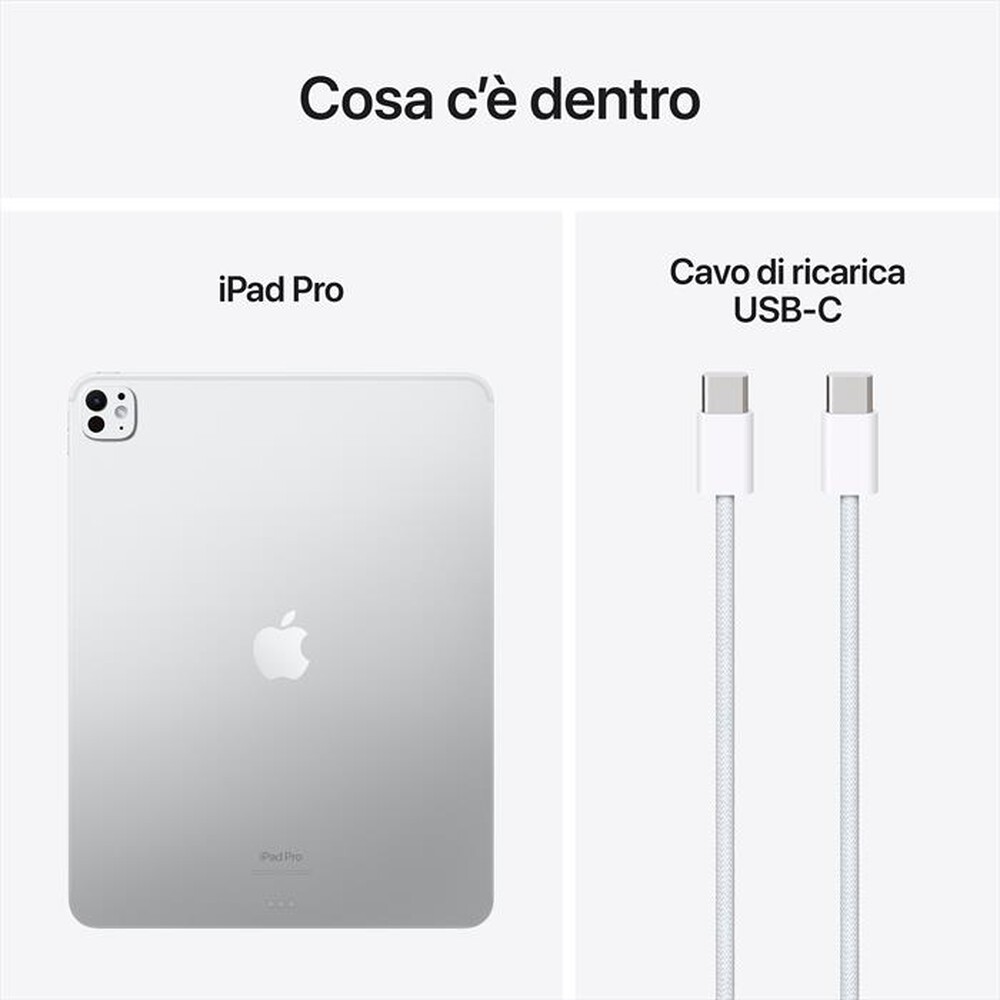 Immagine del prodotto APPLE - iPad Pro 13'' Wi-Fi 1TB Standard glass-Argento