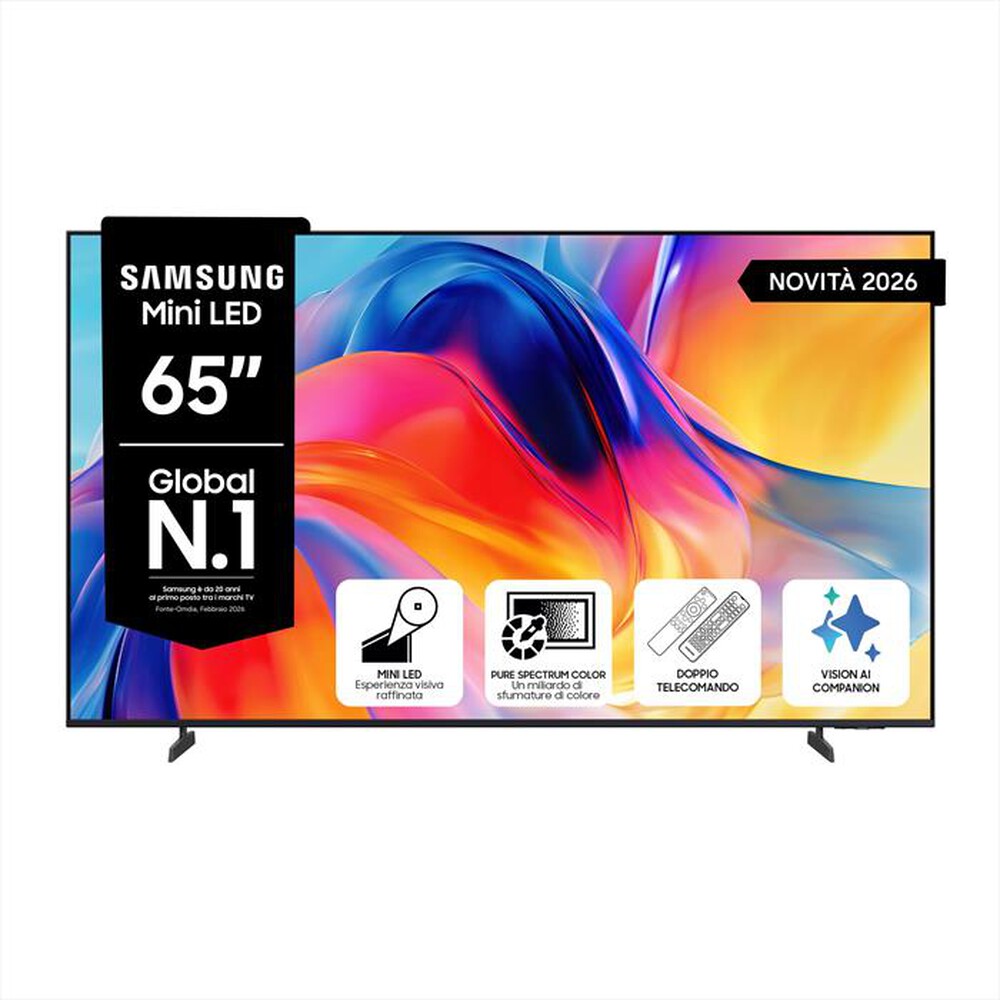 Immagine del prodotto SAMSUNG - Smart TV Mini LED 4K AI 65" UE65M70HAUXZT-Titan Gray