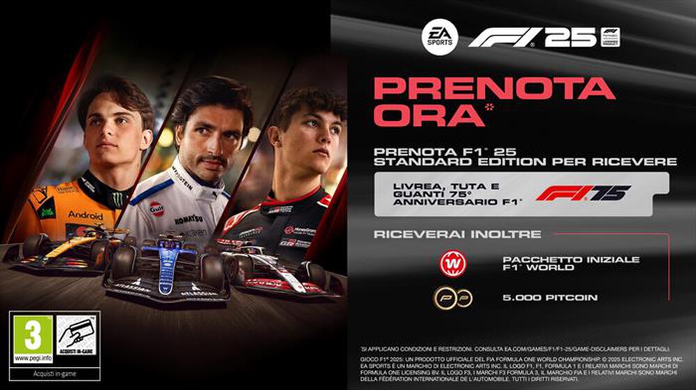 Immagine del prodotto ELECTRONIC ARTS - EA SPORTS F1 25 PS5
