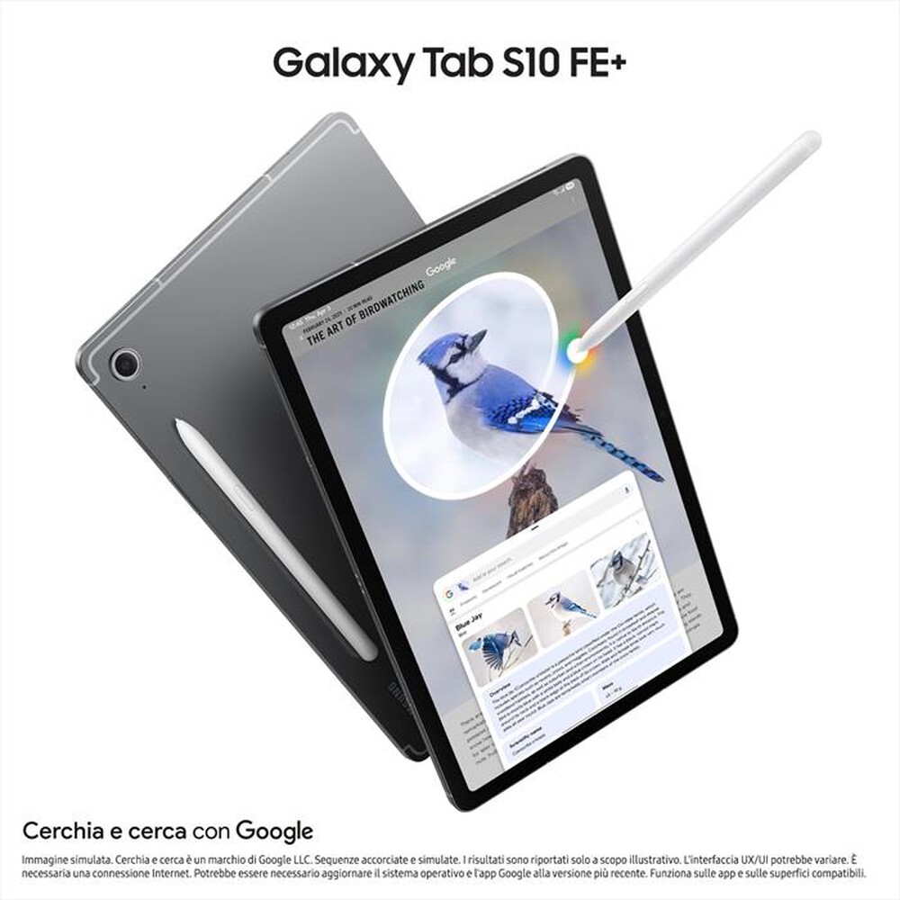 Immagine del prodotto SAMSUNG - Galaxy Tab S10 FE+ 8+128GB WiFi-Gray