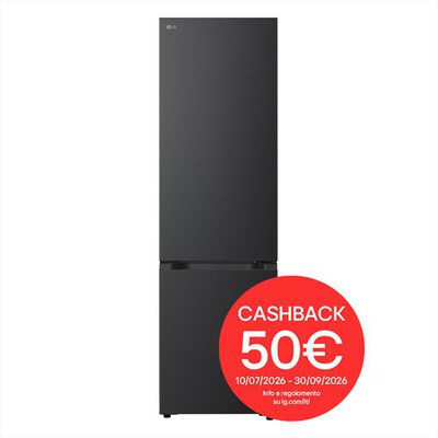 LG - Frigorifero combinato GBBS726BEV Classe B 375lt-Nero