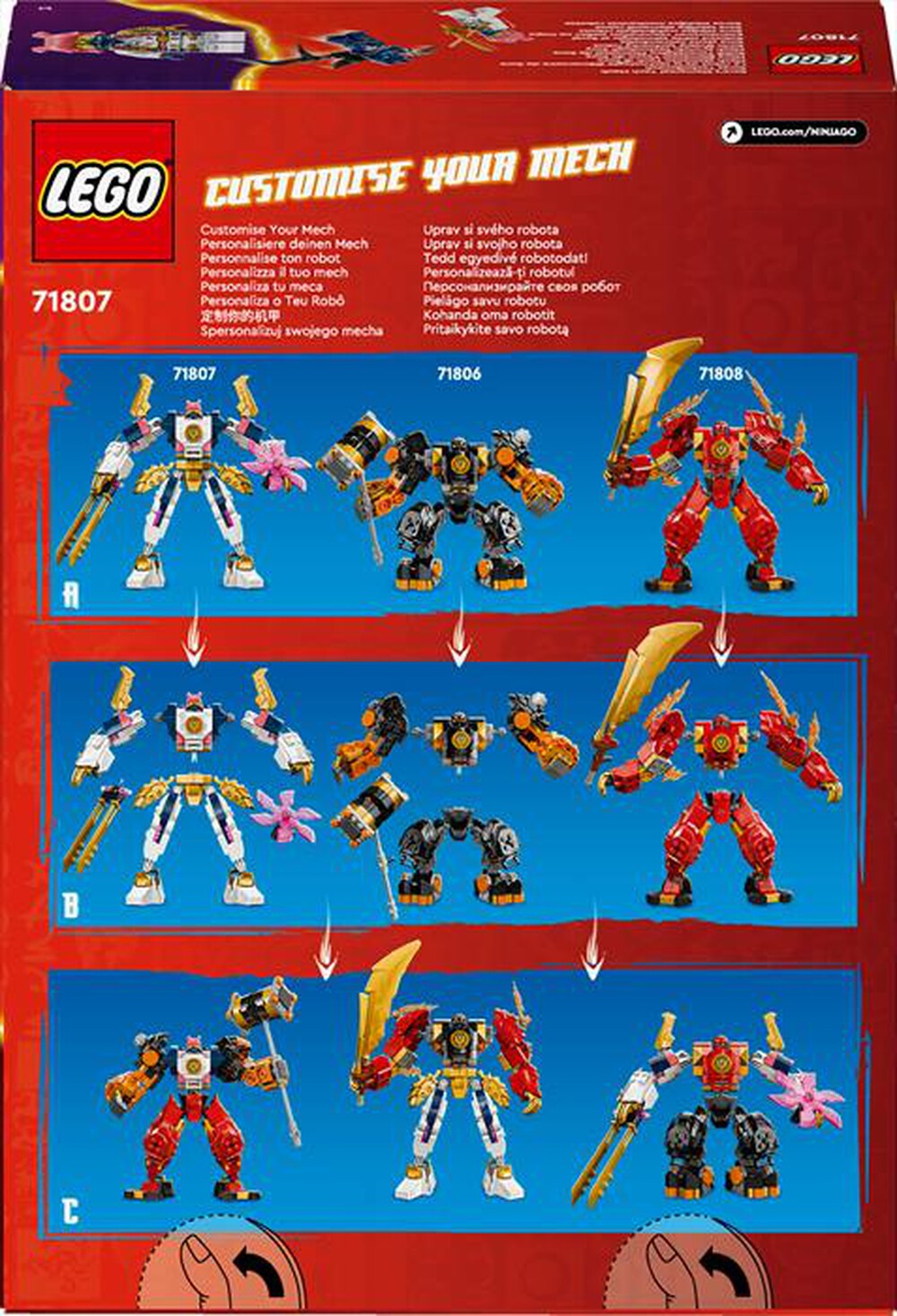 Immagine del prodotto LEGO - NINJAGO Mech elemento Tech di Sora 71807