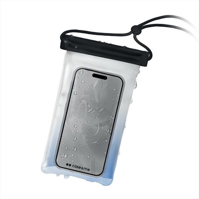 CASEME - Sacca impermeabile con tracolla per smartphone-nero