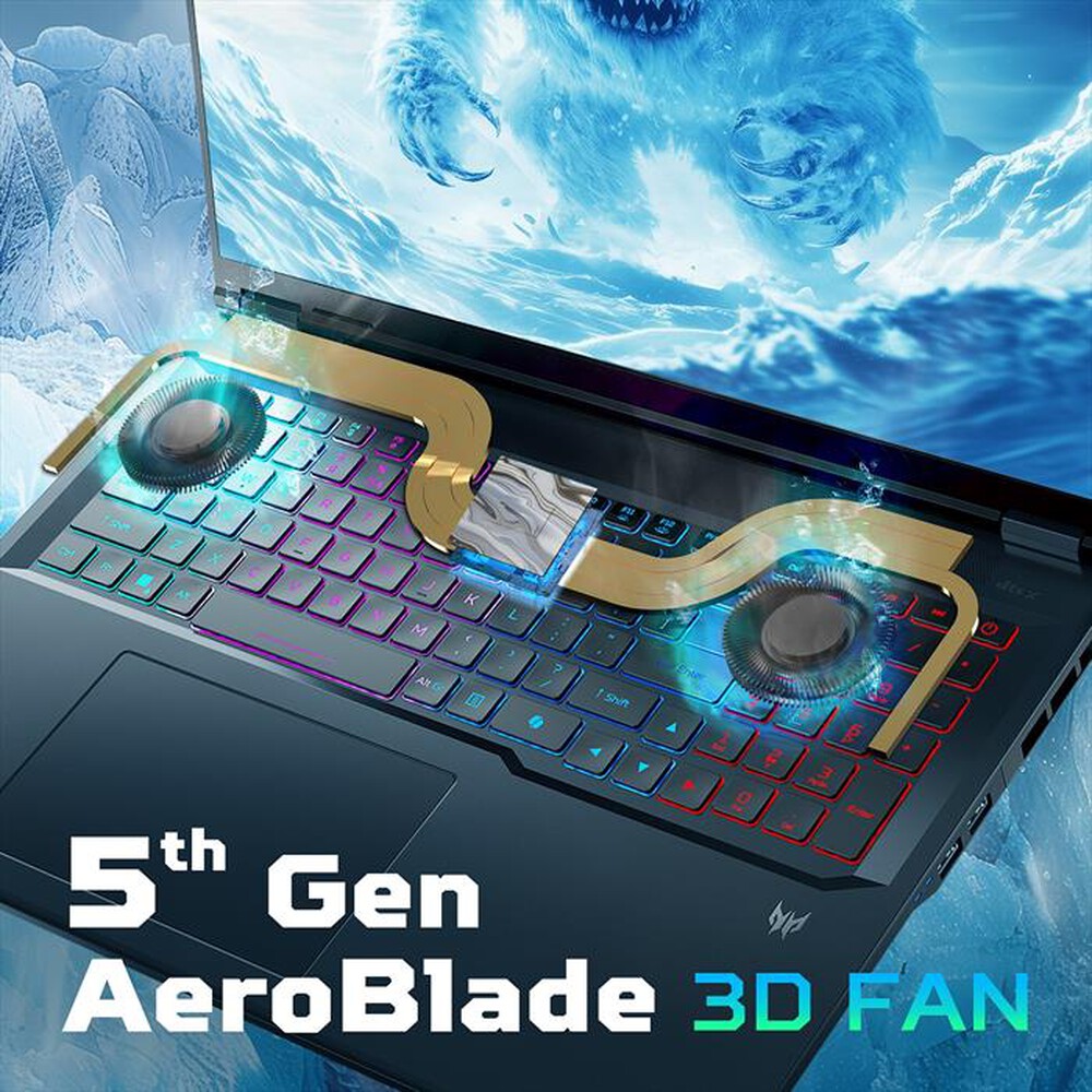 Immagine del prodotto ACER - Notebook PREDATOR HELIOS NEO 18 AI PHN18-72-908E-Nero