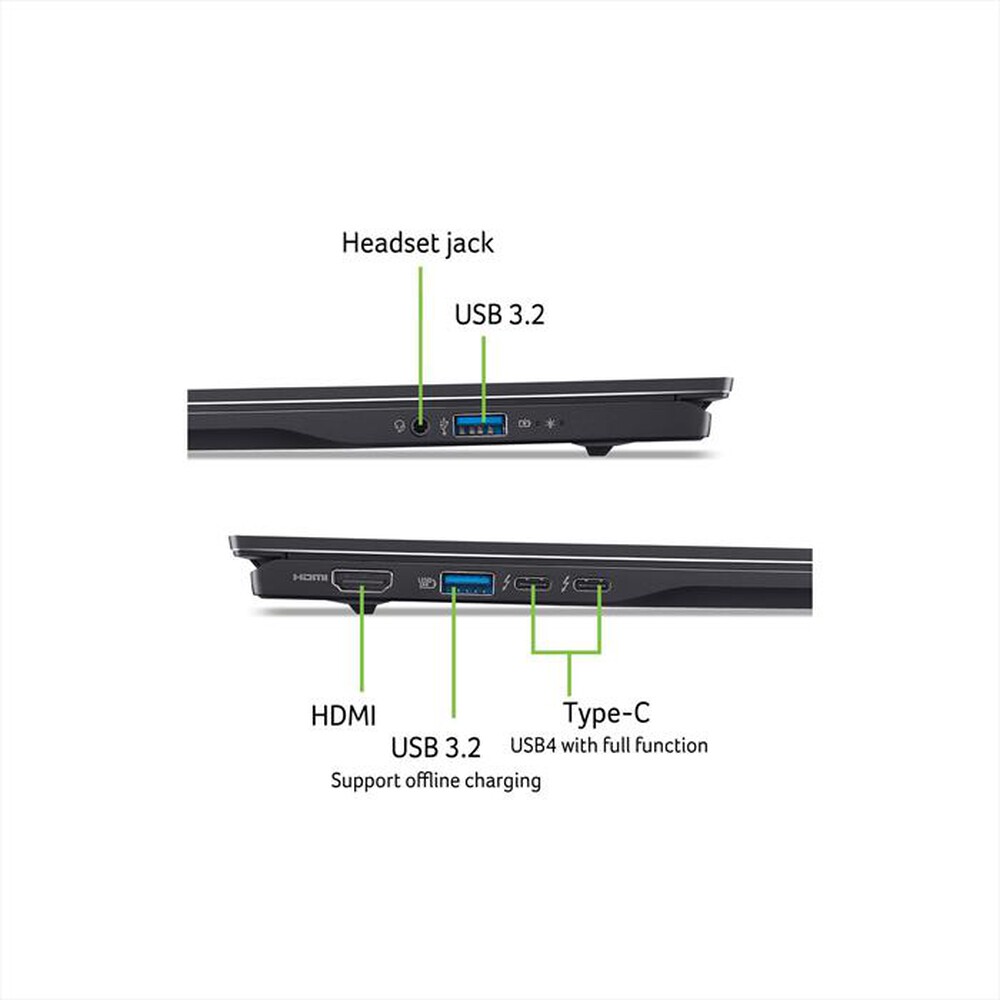 Immagine del prodotto ACER - NOTEBOOK SWIFT 16 AI SF16-51-73L1 16"-Nero