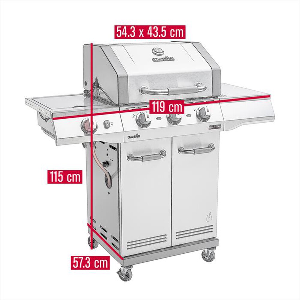 Immagine del prodotto CHAR-BROIL - Barbecue 140976-Siler