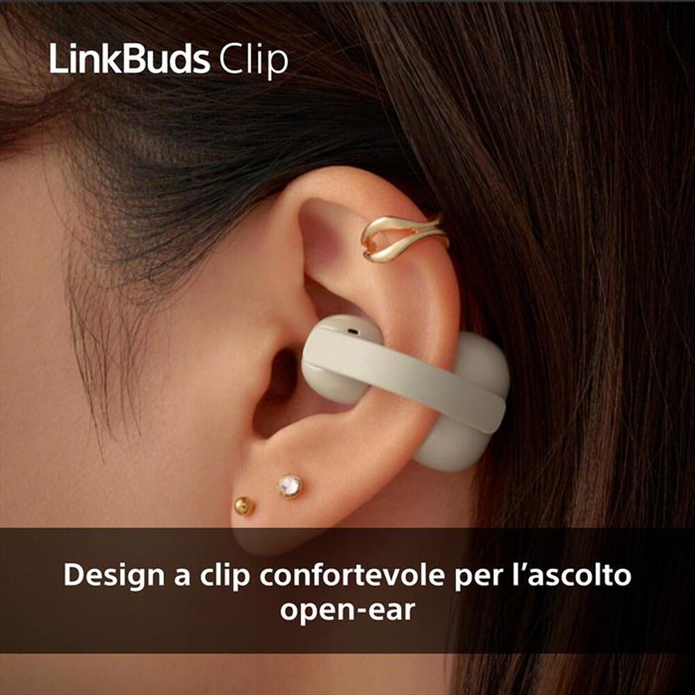 Immagine del prodotto SONY - Auricolari wireless LinkBuds Clip WFLC900C.CE7-Greige