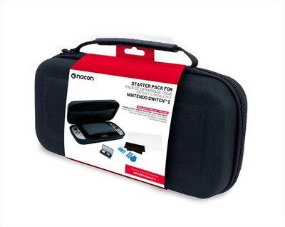 BIG BEN - Kit custodia, vetro, case giochi Switch 2-Nero