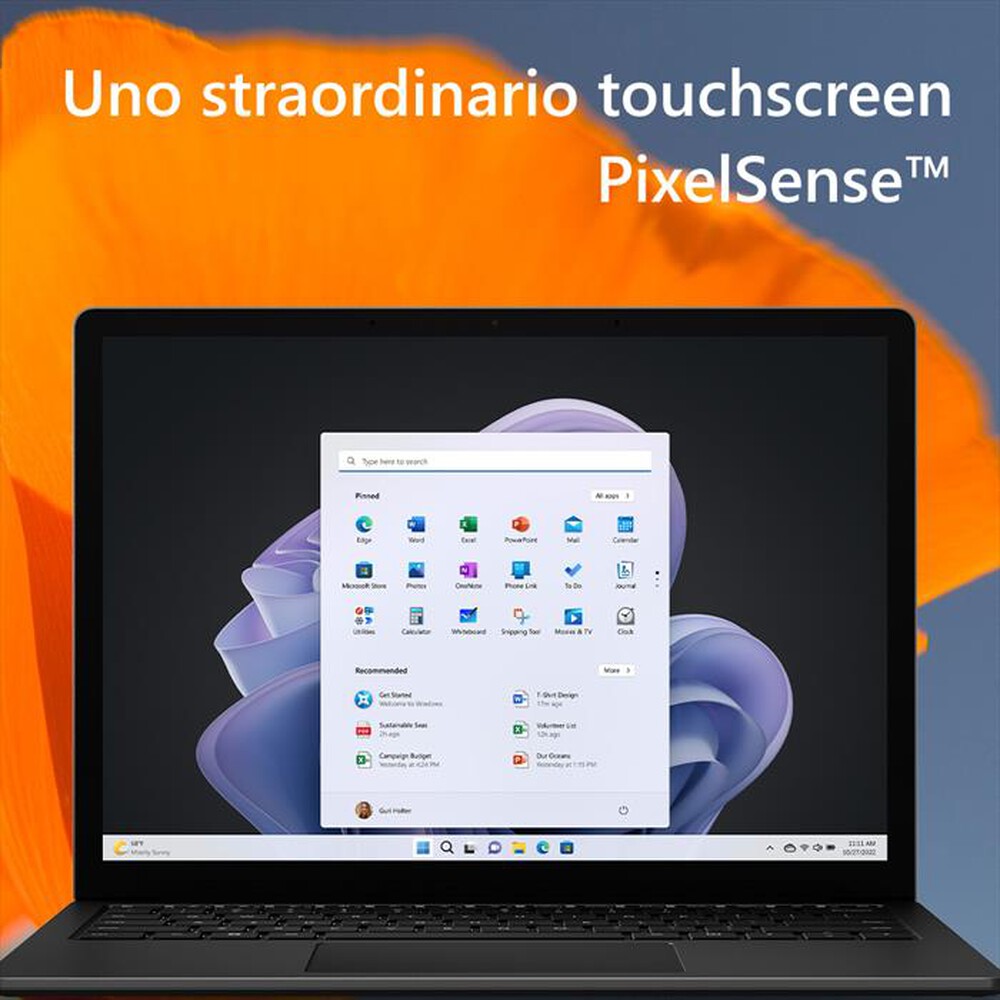 Immagine del prodotto MICROSOFT - Notebook SURFACE LAPTOP5 15" I7 12TH GEN/8GB/512GB-Nero