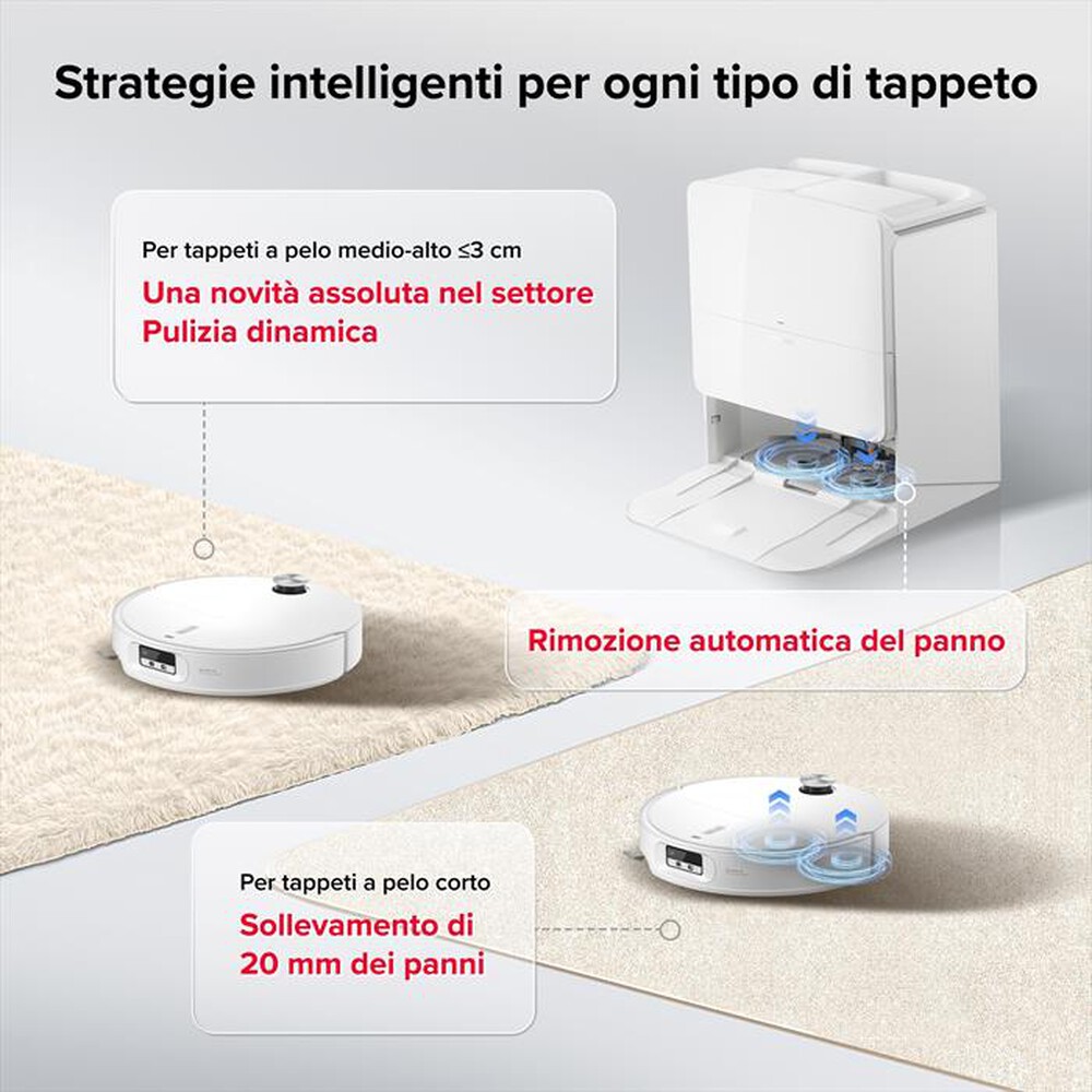 Immagine del prodotto ROBOROCK - Aspirapolvere robot QREVO EDGE 2 PRO W-bianco
