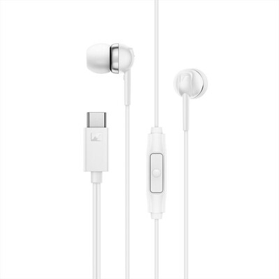 SENNHEISER - Auricolari a filo con attacco USB-C CX80UW-WHITE