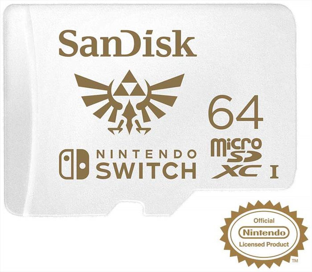 Immagine del prodotto SANDISK - MICROSDXC PER NINTENDO SWITCH 64GB