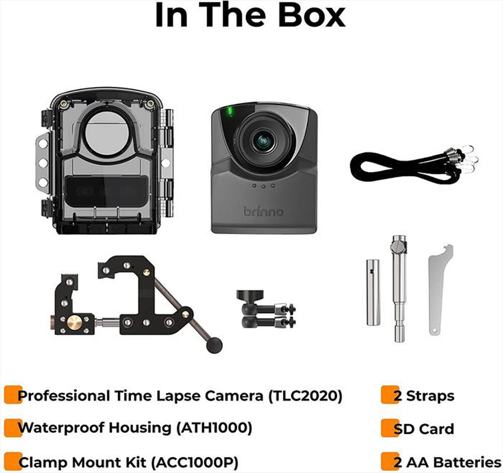 Immagine del prodotto BRINNO - TLC2020 BUNDLE(TLC2020+ATH1000+ACC10)-NERO