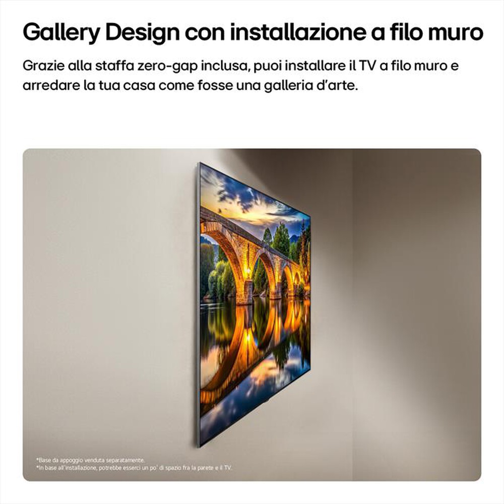 Immagine del prodotto LG - Smart TV OLED EVO AI 4K 77" G6 OLED77G64LW-Dark Satin Silver