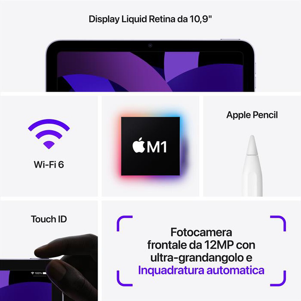 Immagine del prodotto APPLE - iPad Air 10.9'' WI-FI 256GB-Blu