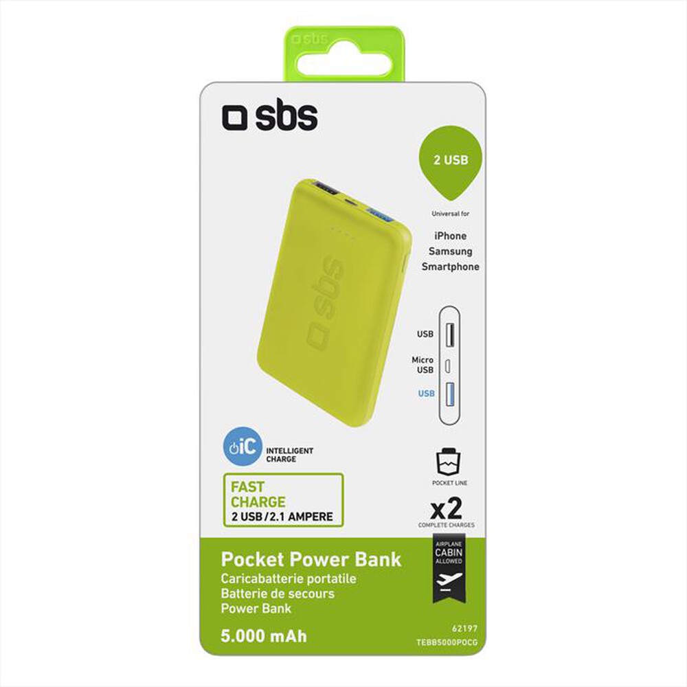 Immagine del prodotto SBS - TEBB5000POCG-VERDE