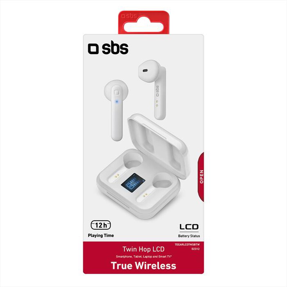 Immagine del prodotto SBS - TEEARLCDTWSBTW-BIANCO