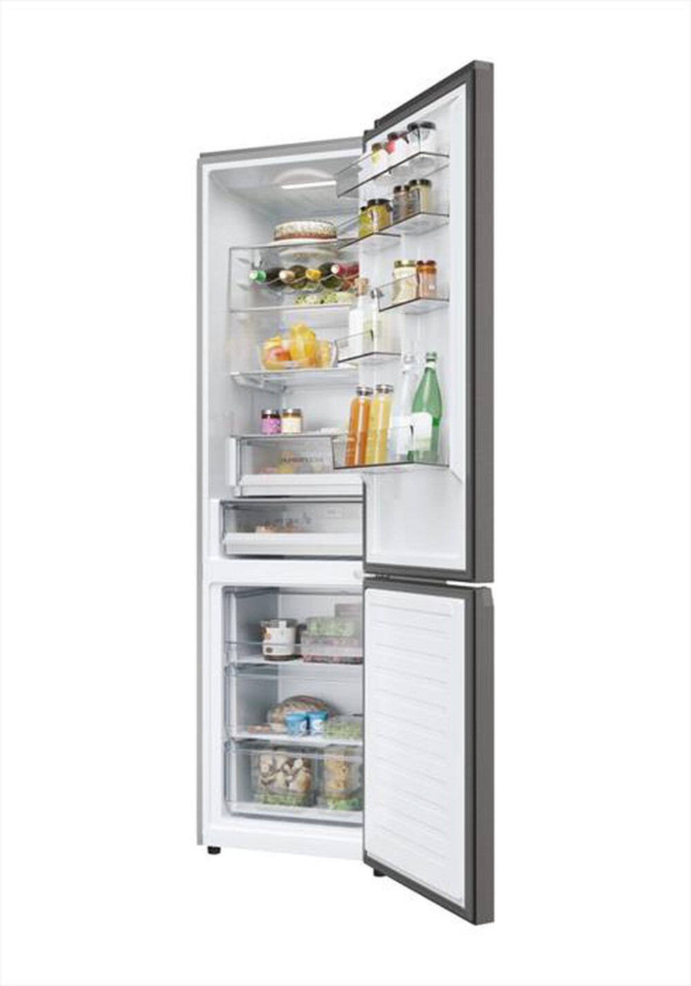 Immagine del prodotto HAIER - Frigorifero combinato HDPW5620ANPD Classe A 409 lt-Platino
